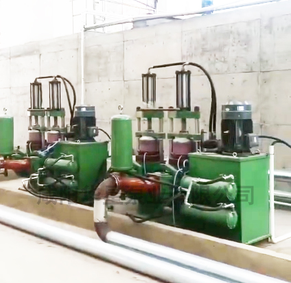 立式柱塞泵在有機肥廠使用現場